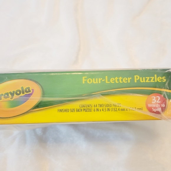 Crayola Connect A Word Four Letter Puzzles - Picture 2 of 2